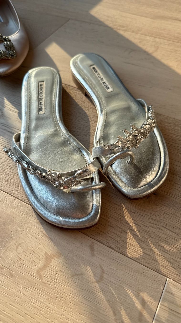 Manolo Blahnik Scarpe da donna: Manolo Blahnik Elegant Summer Sandals 39.5 – Usato da Kilchberg ZH venduto da selinaonadn