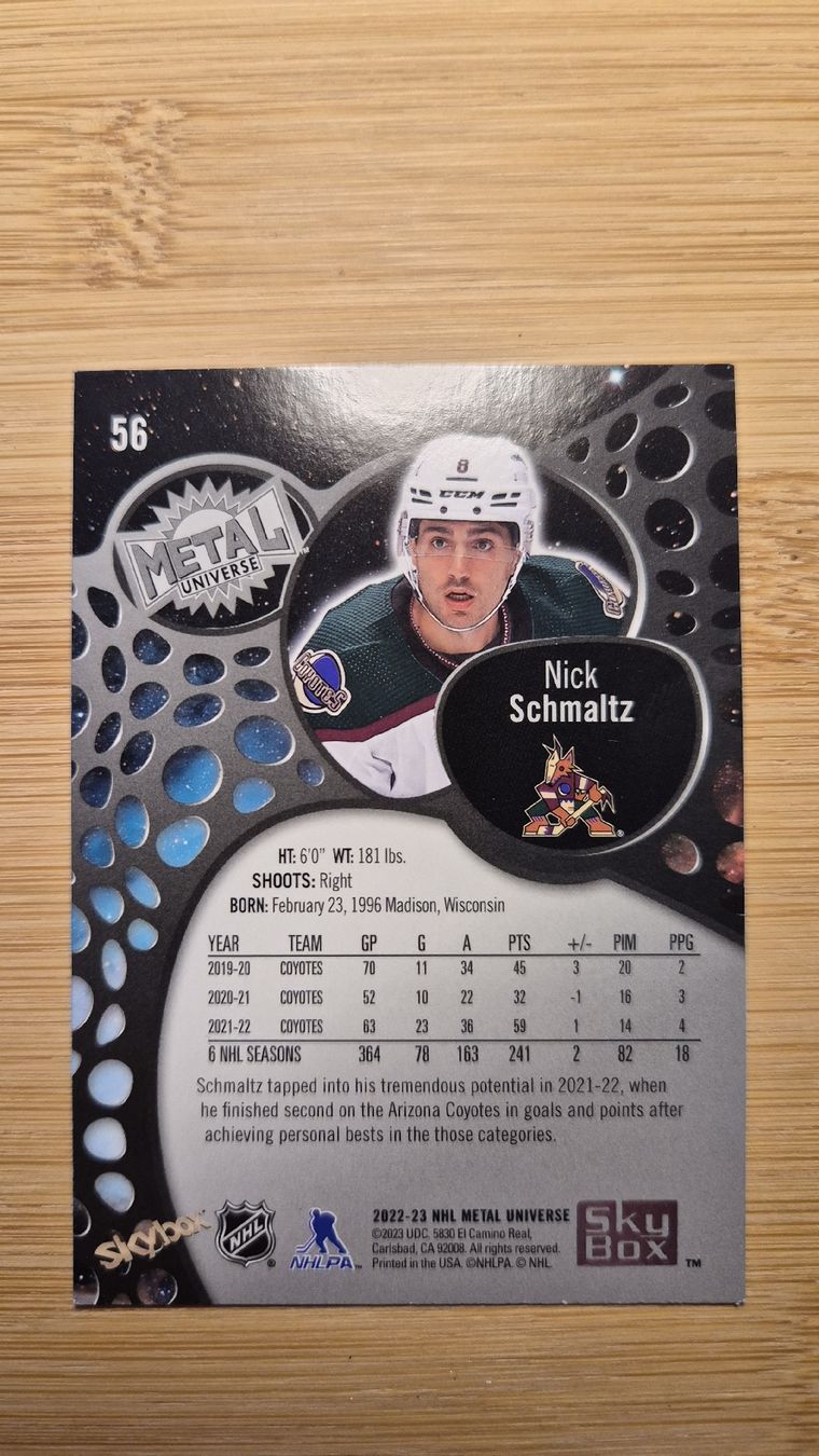 NHL Carte collezionabili: NHL Arizona Coyotes Nick Schmaltz – Usato da Bellach venduto da paedu-1980 1