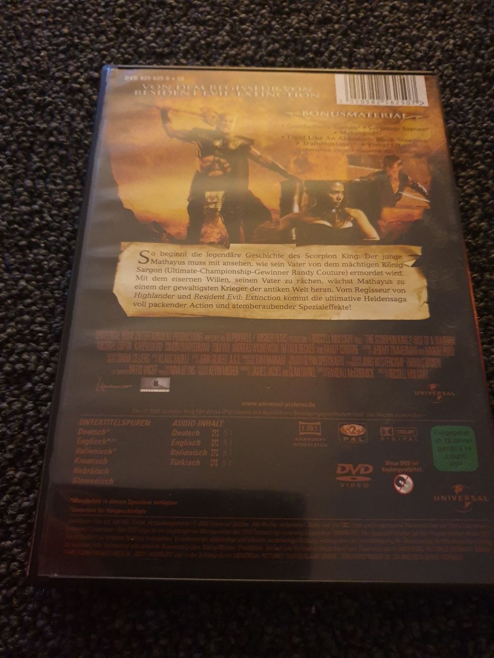 Tutti i DVDs: SCORPION KING (2823) – Usato da Ruswil venduto da M71 1