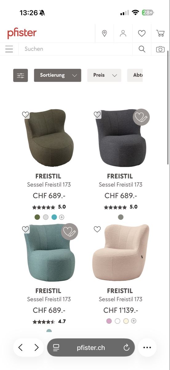 Rolf Benz Poltrone: freistil Rolf Benz Sessel 173 – Usato da Cham venduto da carla.zg 3