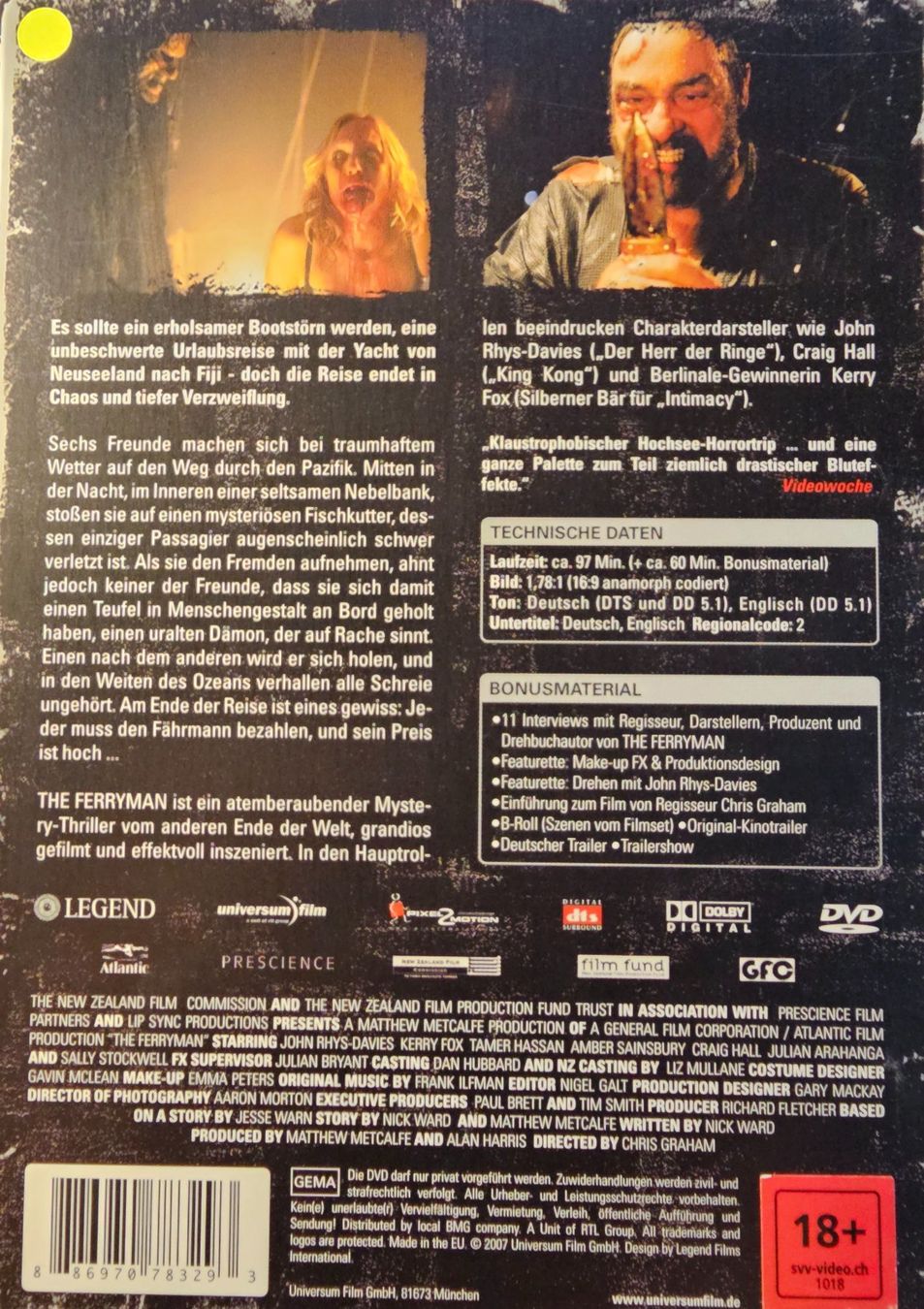 Tutti i DVDs: The Ferryman - Jeder muss zahlen – Usato da Wahlen b. Laufen venduto da Cg10 1