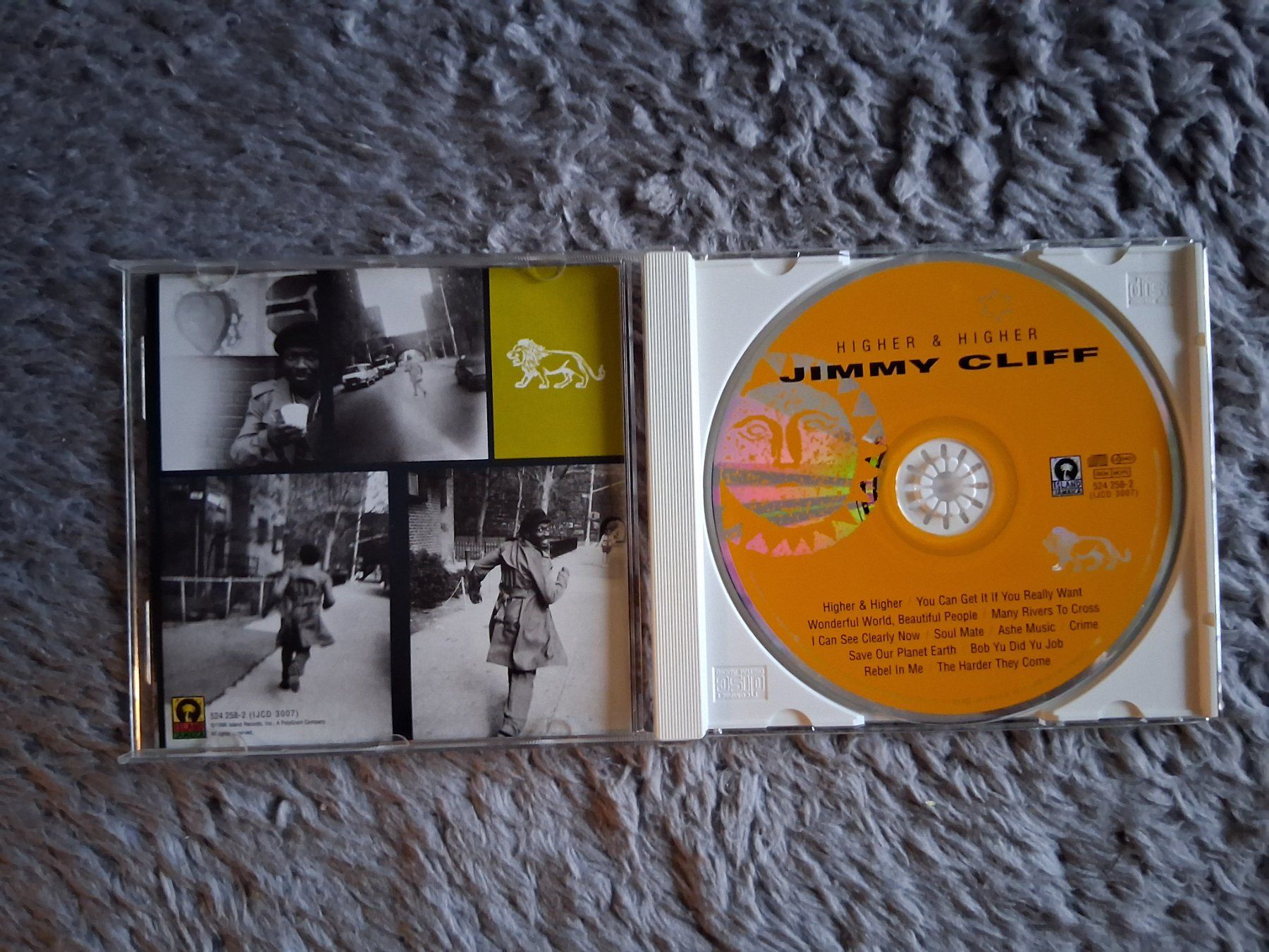 CD: JIMMY CLIFF      HIGHER & HIGHER     CD – Usato da Wetzikon ZH venduto da Ramones01 2