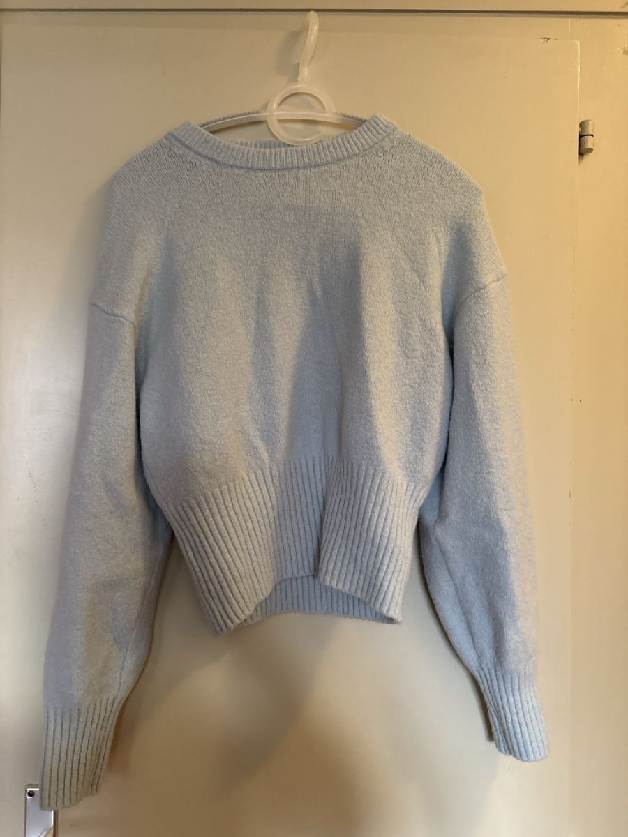 H&M Top: Pull doux bleu clair H&M - Taille XS – Usato da Genève venduto da pet_sh52