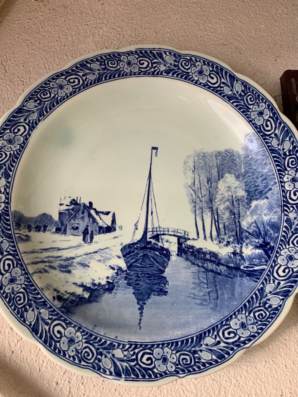 Assiettes: Delfter Wandteller – D'occasion à Wiggen par Antoniotto