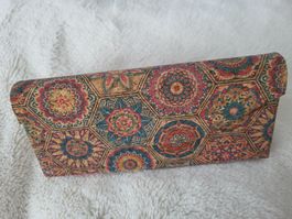 Brillen Etui mit Muster aus Kork 