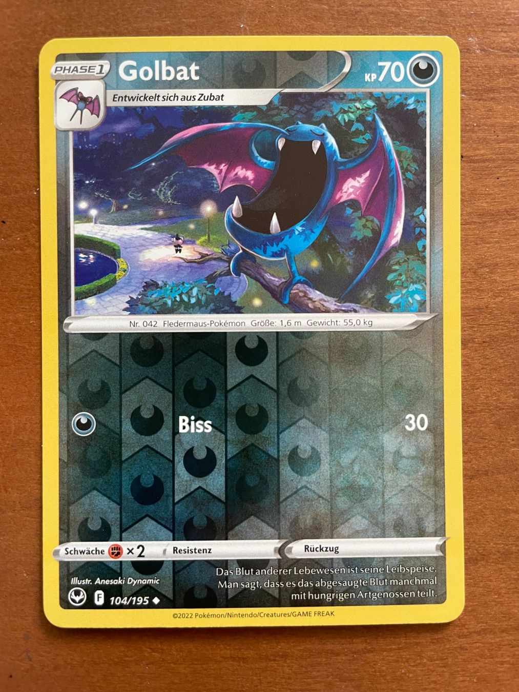 Pokémon Carte collezionabili: Pokemon Golbat Reverse (Versand gratis) – Nuovo (secondo la descrizione) da Chur venduto da Angerson