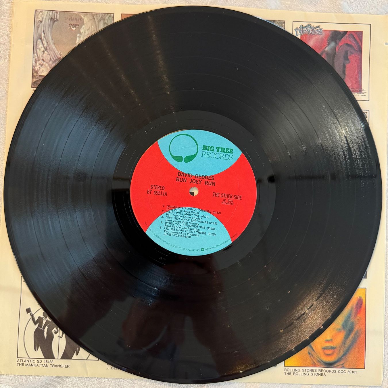 Dischi in vinile: DAVID GETHES - RUN JOEY RUN – Usato da Zürich venduto da fehlton 2