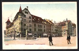 Schaffhausen, Brunnen auf dem Frohnwagpl