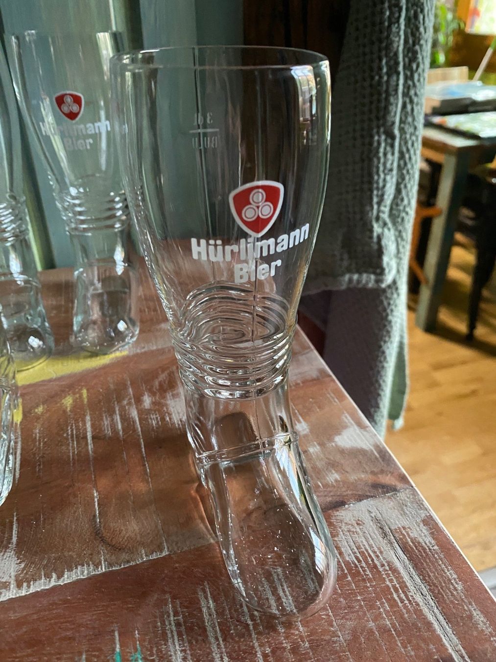 Hürlimann Bicchieri: Biergläser Stiefel Hürlimann – Nuovo (secondo la descrizione) da Bätterkinden venduto da Aendru64 3
