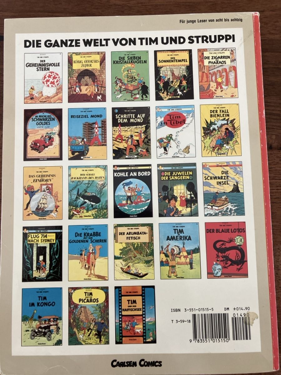 Comics: Tim und Struppi - die schwarze Insel – Gebraucht aus Aarau von Trinity730 1