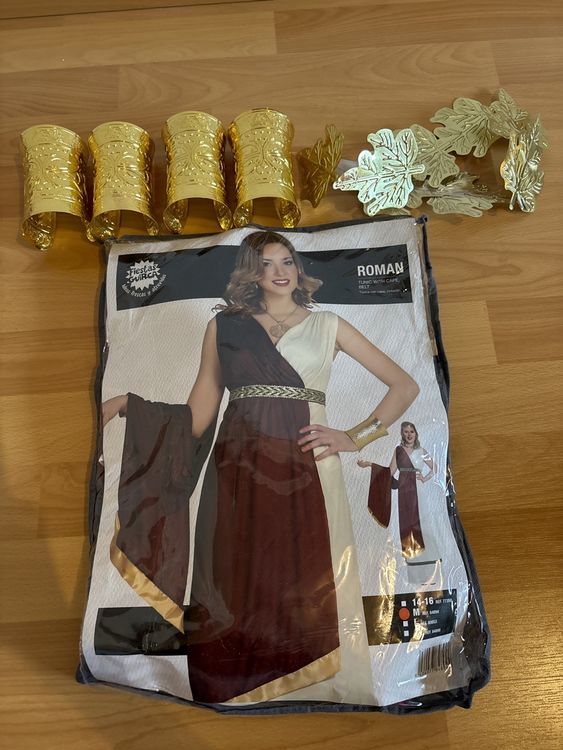 Atosa Römerin-Kostüm Für Mädchen – Größe 104 – Karneval, Halloween, Kinderparty