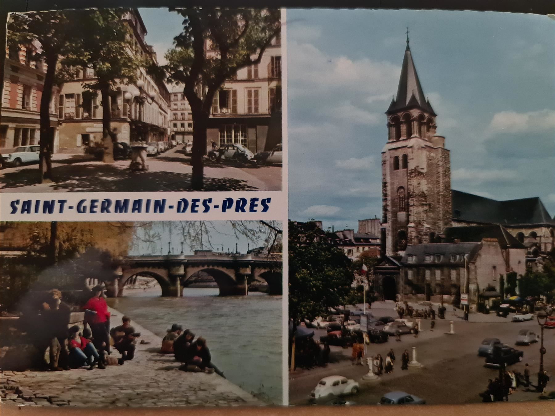 Cartoline postali: Ansichtskarte Saint German des Pres Paris – Usato da Dintikon venduto da Vexi