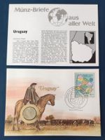 Münzbrief Uruguay 1 Peso 1980