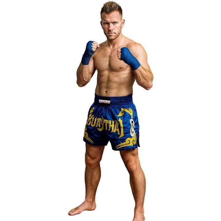 Pantaloni: FIGHTERS - Muay Thai Shorts / Small bis XL – Nuovo e nell'imballaggio originale da Wetzikon ZH venduto da FightFitSports