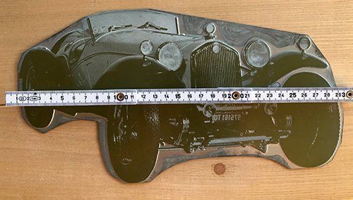 MG Sonstiges Fahrzeugzubehör: Alfa 8C 2300 Druckklische – Gebraucht aus Unterramsern von Havana01 1