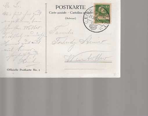 Ansichtskarten: carte postale Turnfest St-Gallen 1922 – Gebraucht aus Sorvilier von carose01 1