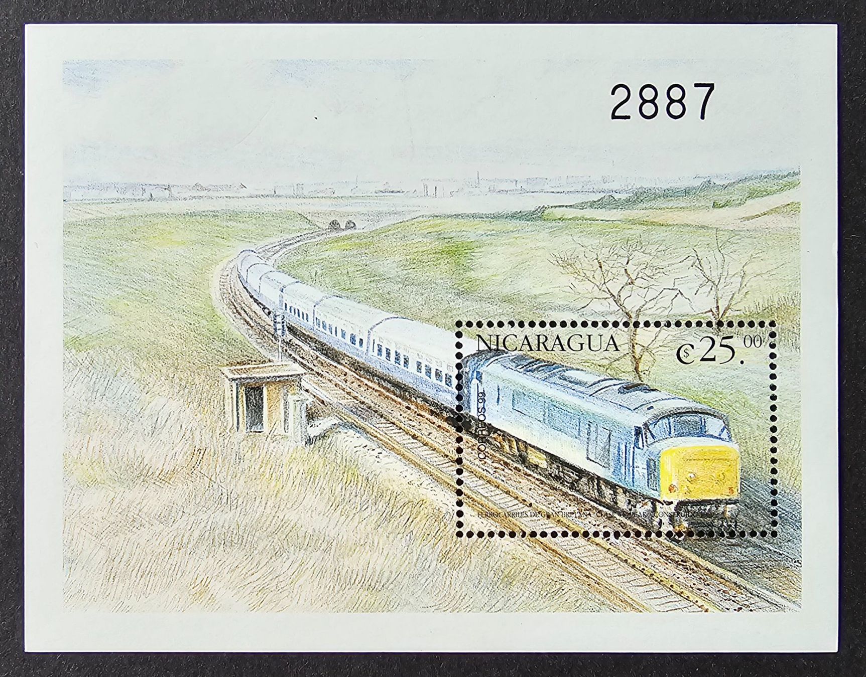 Tutti i francobolli: Nicaragua-7 Blöcke Eisenbahn ** – Nuovo (secondo la descrizione) da Hittnau venduto da stamps_and_coins 3