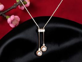 Jugendstil Diamant - Lavalière - Collier, um 1915