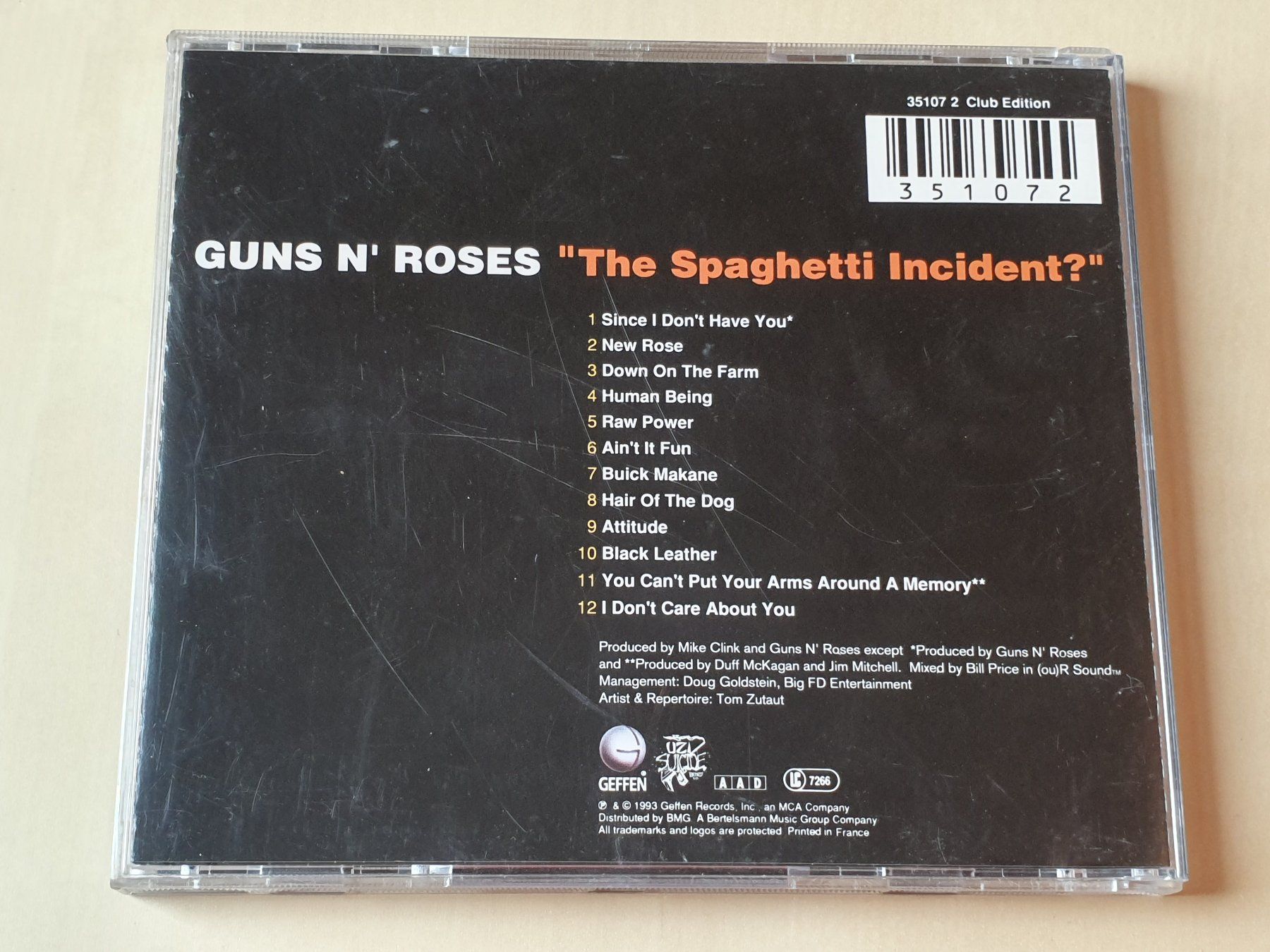 CD: Guns N' Roses The Spaghetti Incident? – Usato da Stansstad venduto da collectorsshop 1