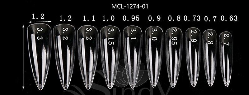 Unghie finte: Nail Tips Stiletto Medium Fullcover Press-On – Nuovo e nell'imballaggio originale da Riffenmatt venduto da Nail_Art_Outlet 2