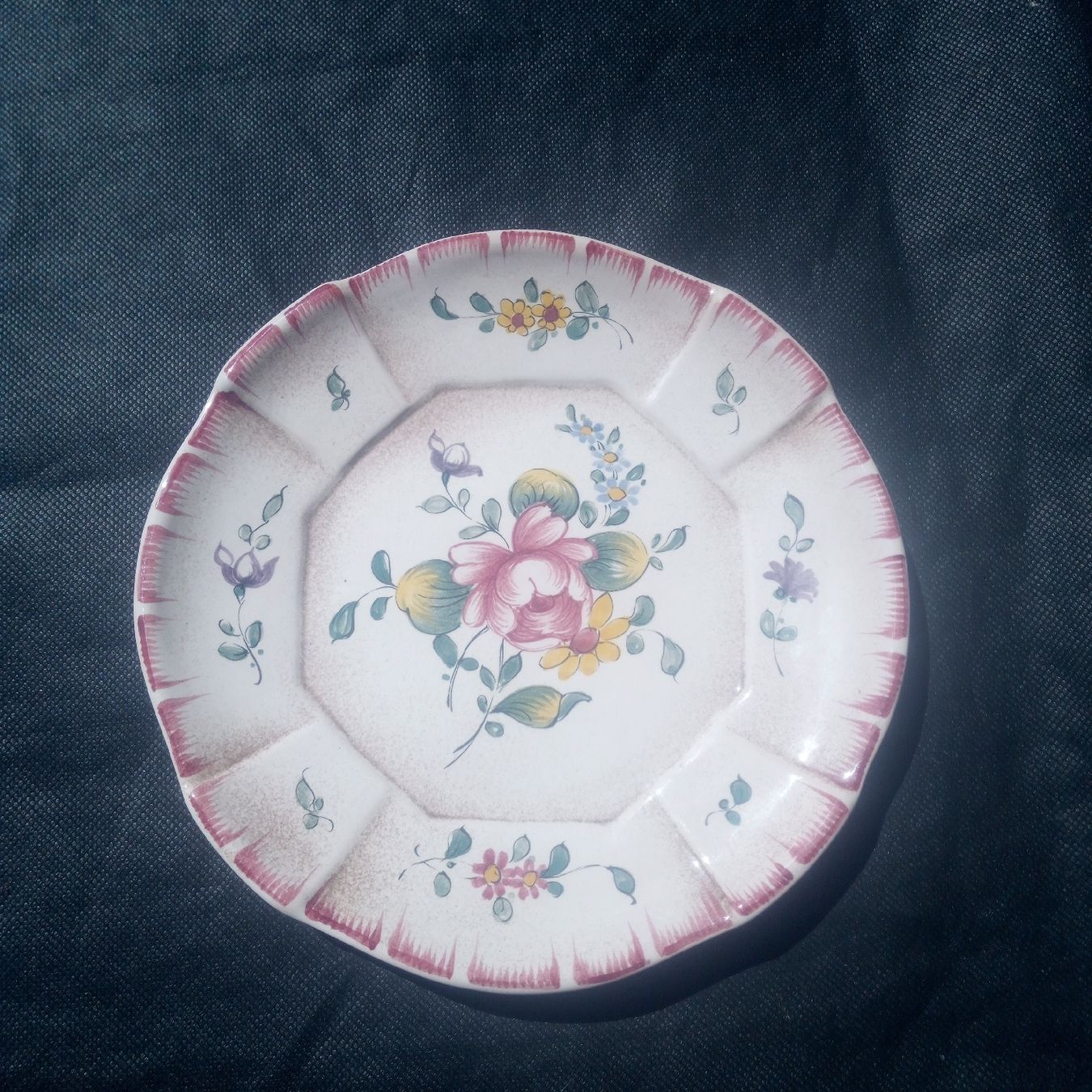 Piatti: Deko-Teller mit Blumenmuster, 18cm, Sihl, Vintage – Usato da Luzern venduto da toenu23