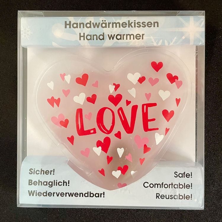Handwärmer love Handwärmekissen Herz NEU Kaufen auf Ricardo