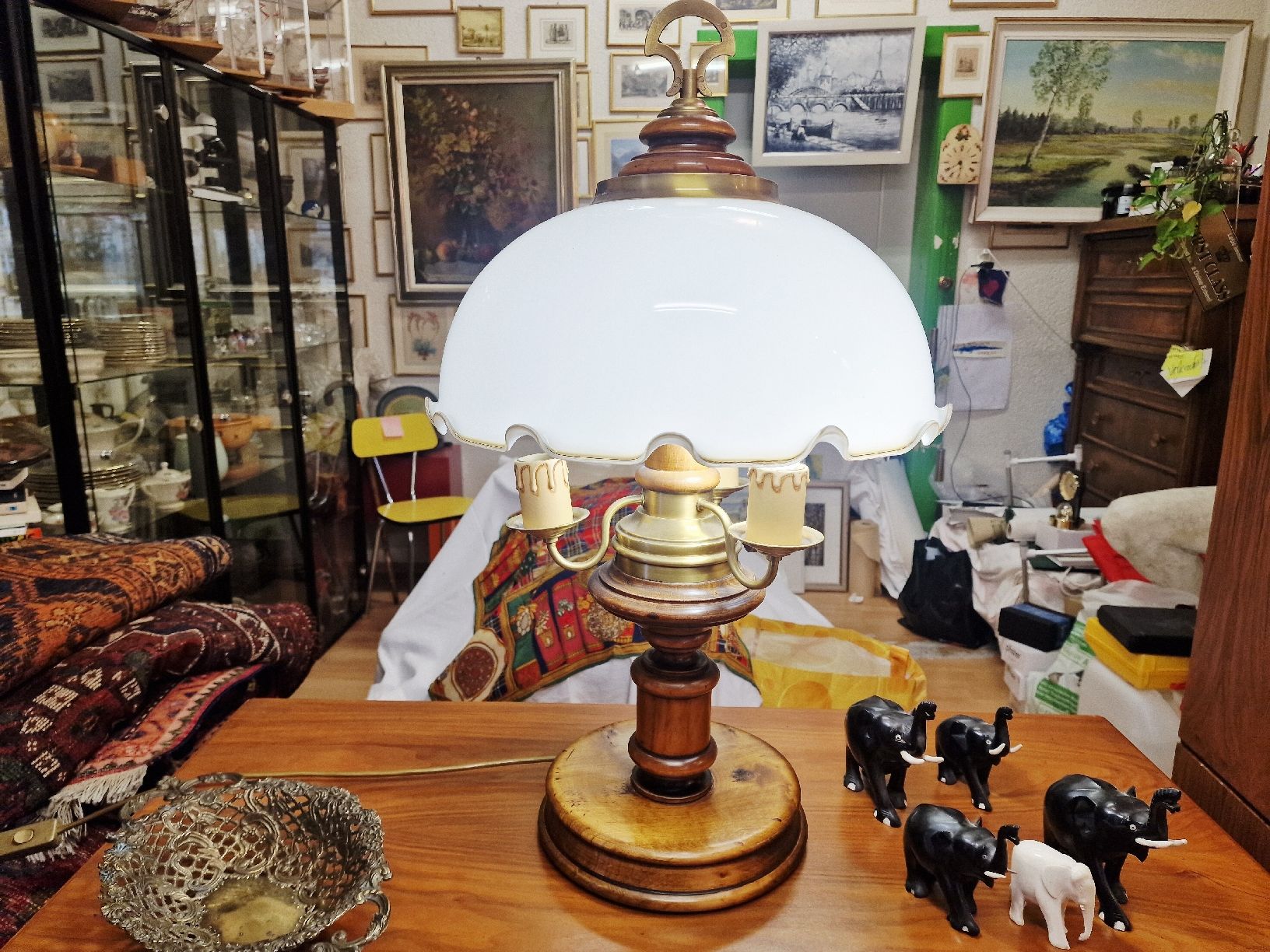 Lampen: Sehr dekorative Tischlampe – Gebraucht aus BERN von Intarsia 1