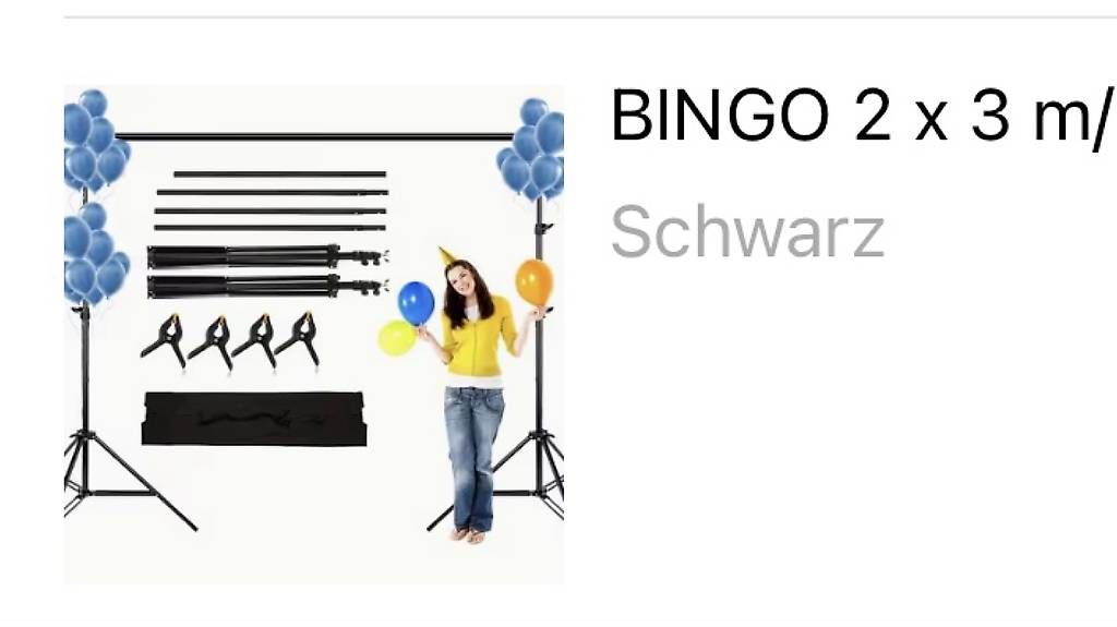 Altri Accessori: Hintergrundständer 2x3m – Usato da Niederwangen BE venduto da fur_p6fq