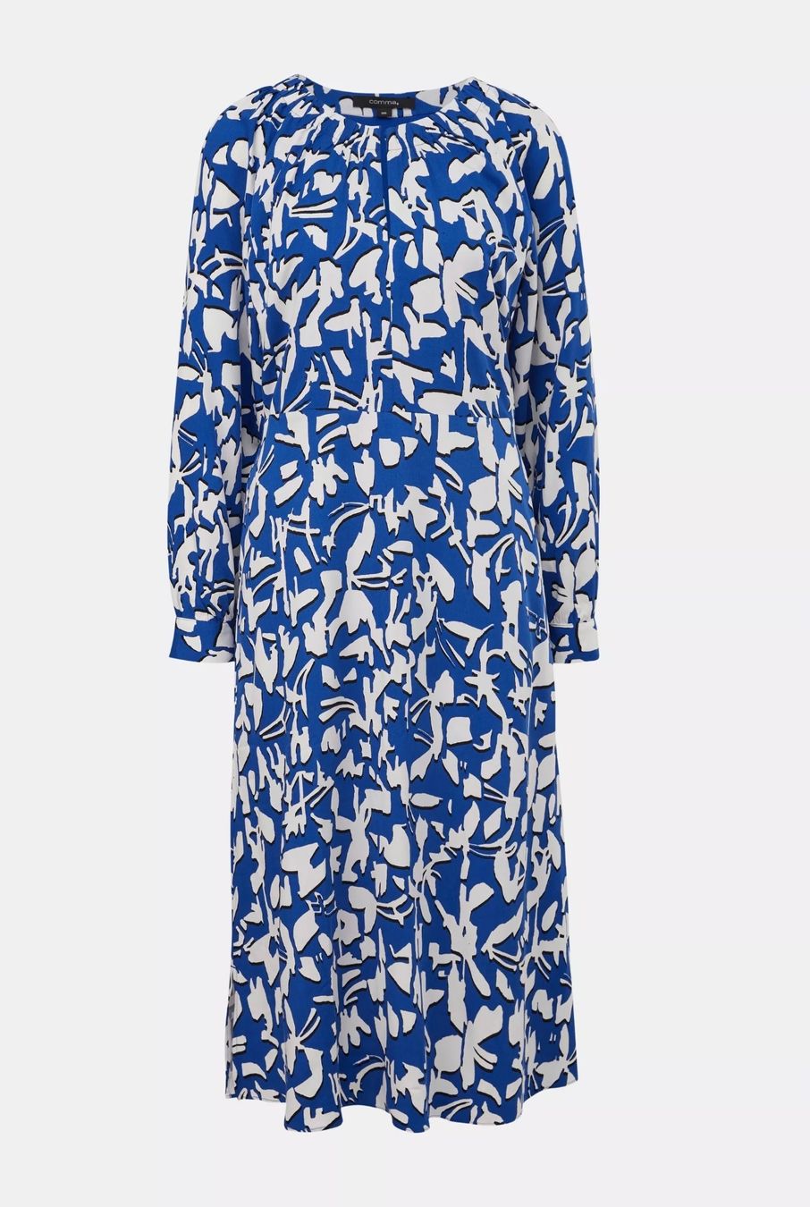 Comma Vestiti: comma FLIESSENDES MAXIKLEID MIT ALL-OVER-PRINT – Nuovo e nell'imballaggio originale da Luzern venduto da Sommer_26 5