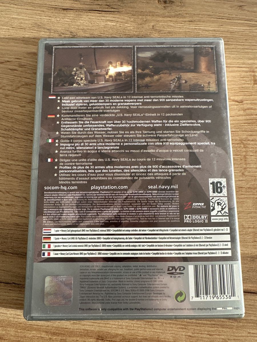 Sony Giochi: SOCOM 3 platinum PS2 – Usato da Fully venduto da pettynga 2