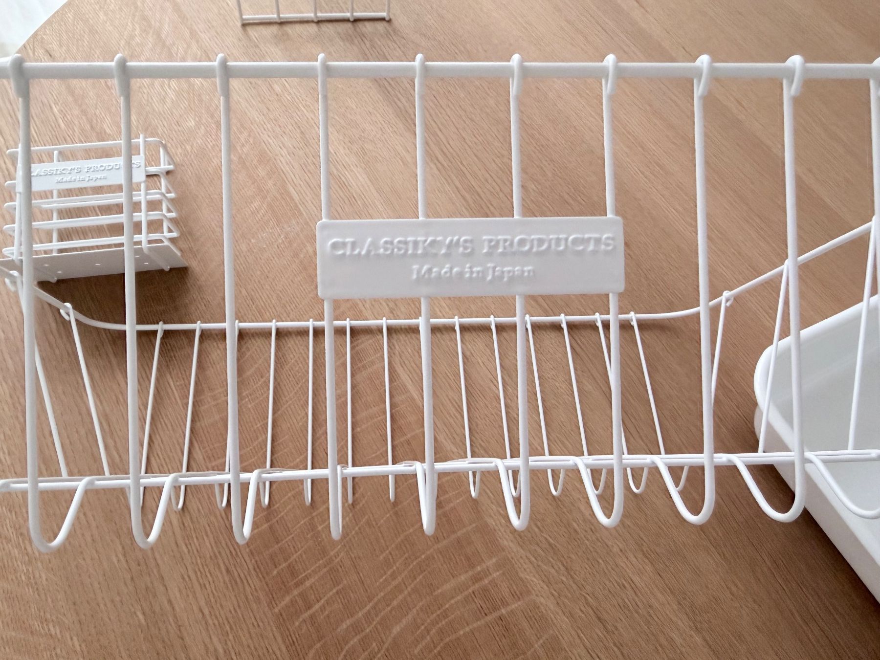 Cucine complete: White enamel DISH RACK - Made in Japan – Usato da Zürich venduto da derLaufderDinge 7