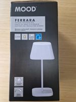1 x Mood LED Akku-Tischleute Ferrara weiss dimmbar 30cm NEU