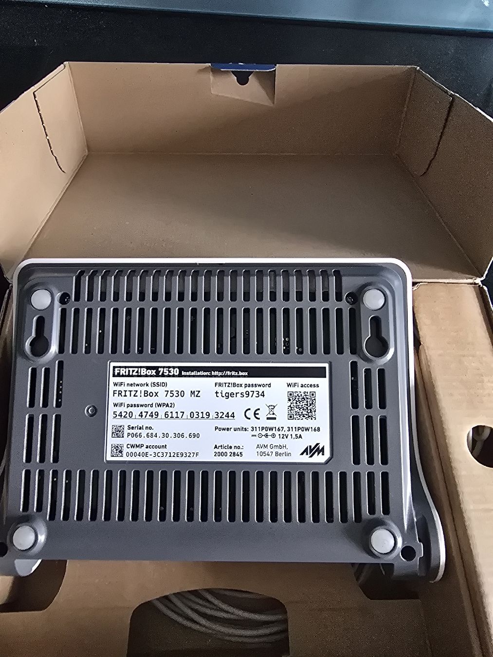 Fritz Modem & Router: Fritz!Box7530 – Usato da Bassersdorf venduto da s-s-n-b-b 2