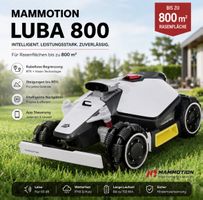 Mammotion LUBA mini AWD 800 – Mähroboter (Neuwertig / Ungebr