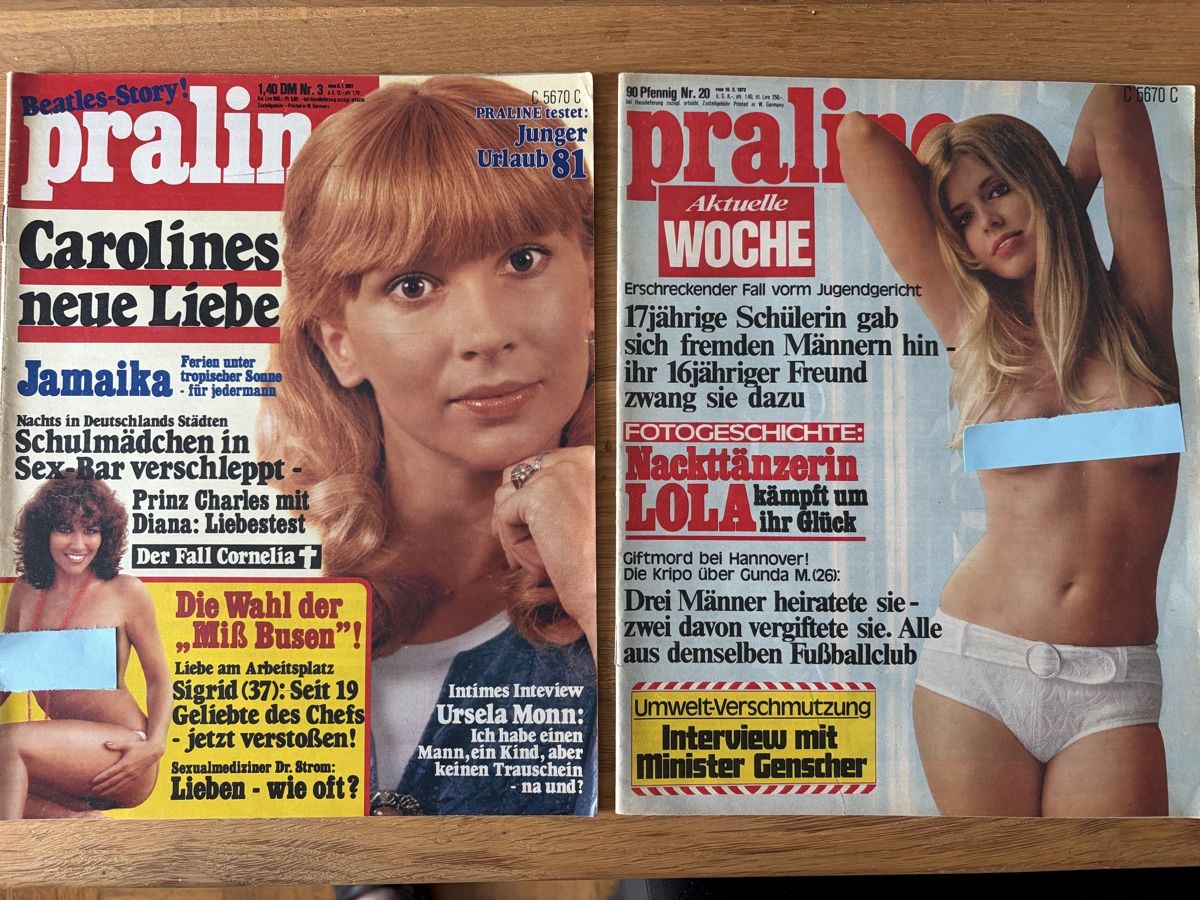 Riviste & Magazine: Praline Jahrgang 1981 + 1973 – Usato da Lengnau BE venduto da tho_8v9x