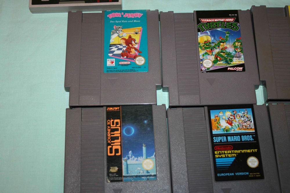 Nintendo (NES) Konsole - Zubehör, 6 original Spiele. (Gebraucht) in ...