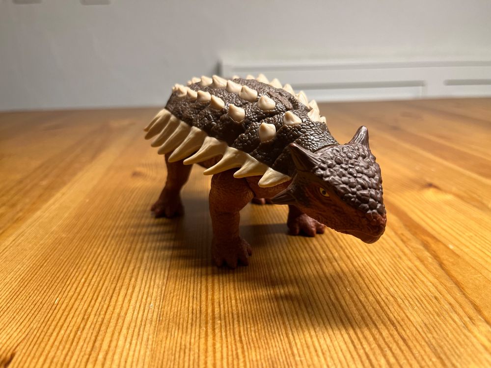 Zerodis Ankylosaurus Dinosaurier Figur – 15 X 7,5 X 9 Cm, Detailgetreu, Aus Kunststoff, Für Kinder & Sammler