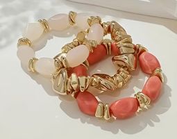 Lot de 3 bracelets | Bracelets extensibles | Bijou femme