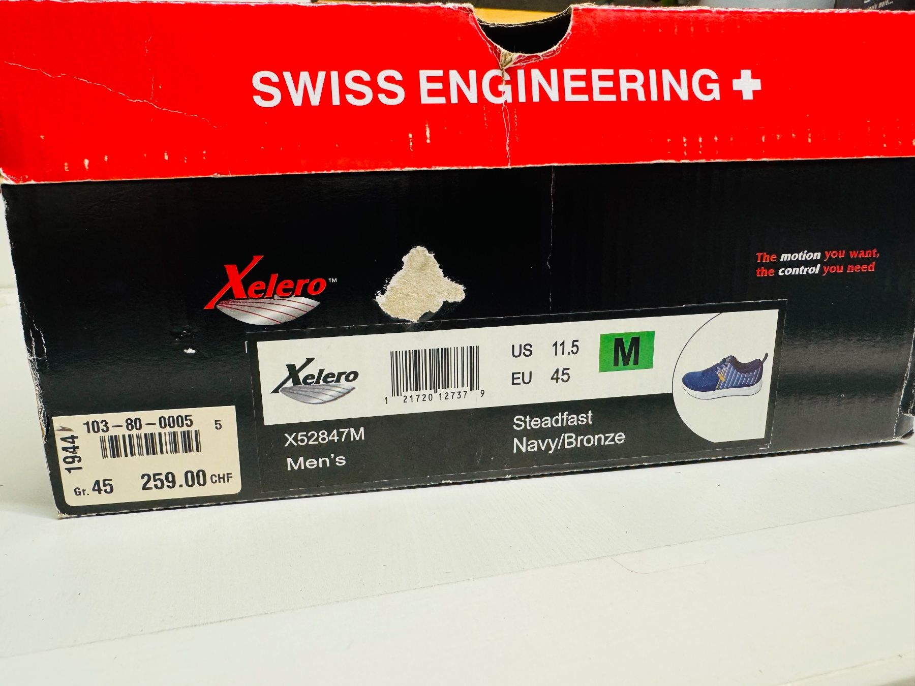 Chaussures hommes: Baskets Xelero Performance, Taille 45, Neuves! – Neuf avec emballage d'origine à Brügg BE par Goob 7