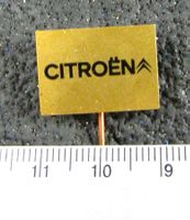 CITROEN AUTO LOGO ABZEICHEN ANSTECKNADEL VINTAGE OLDTIMER