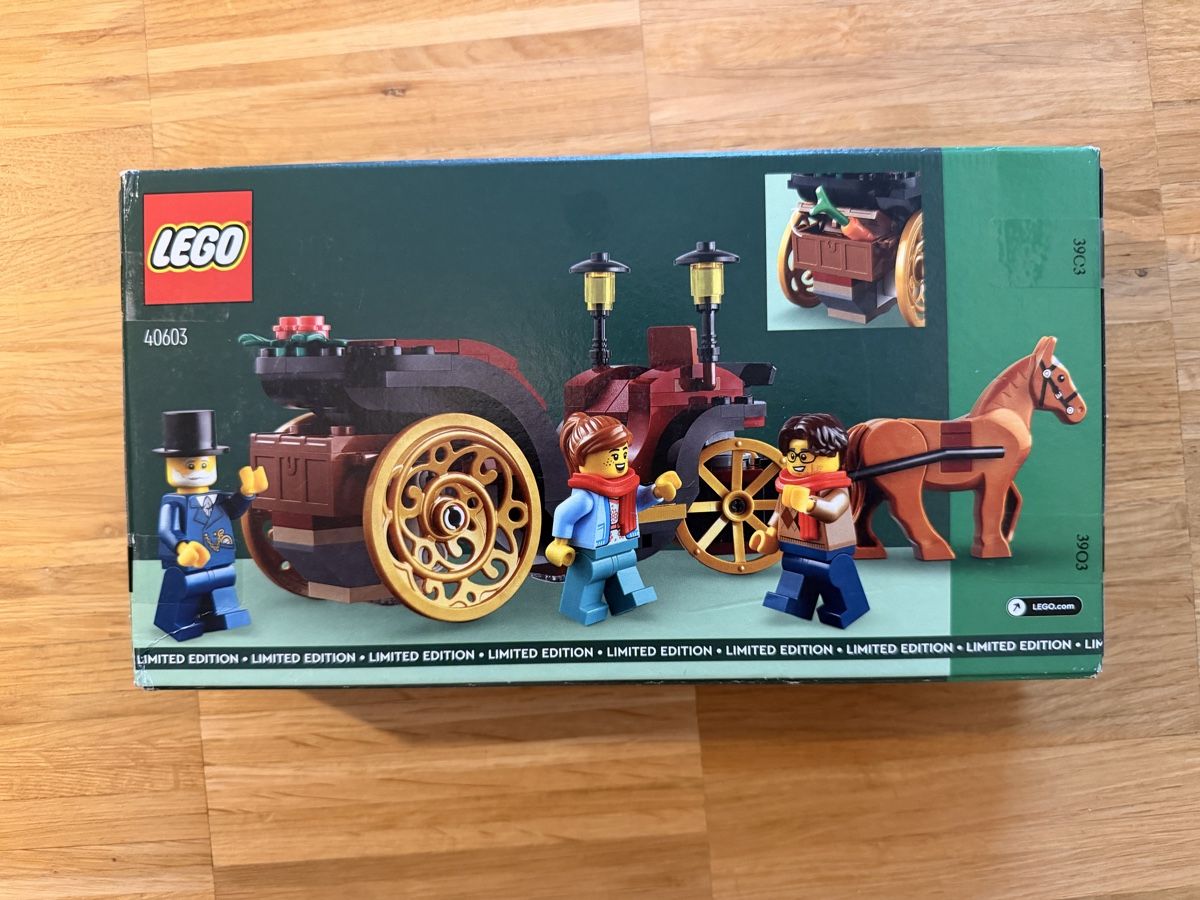 Lego Giocattoli: LEGO 40603 - Weihnachtskutsche - Limited Edition – Nuovo e nell'imballaggio originale da Zürich venduto da s_albrecht 1