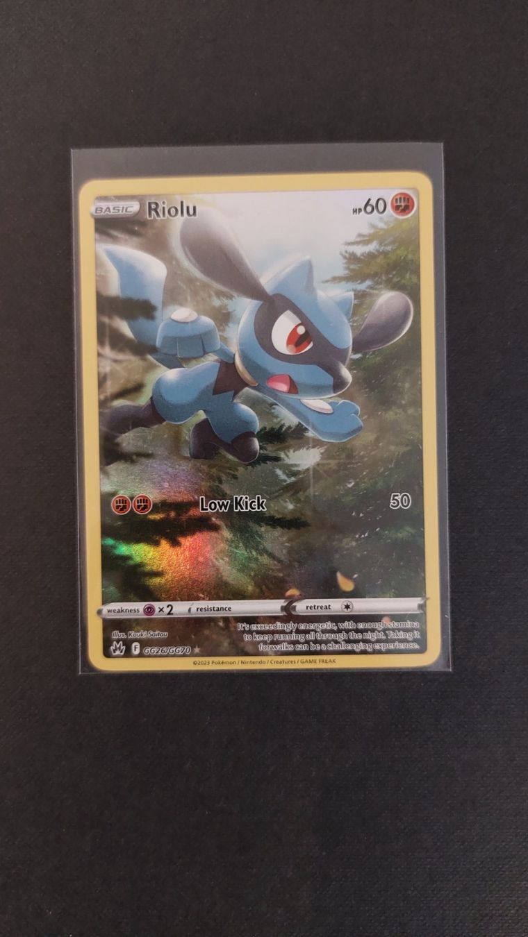 Pokémon Sammelbilder & Trading cards: Riolu Galarian gallery Crown Zenith – Neu (gemäss Beschreibung) aus Bellinzona von