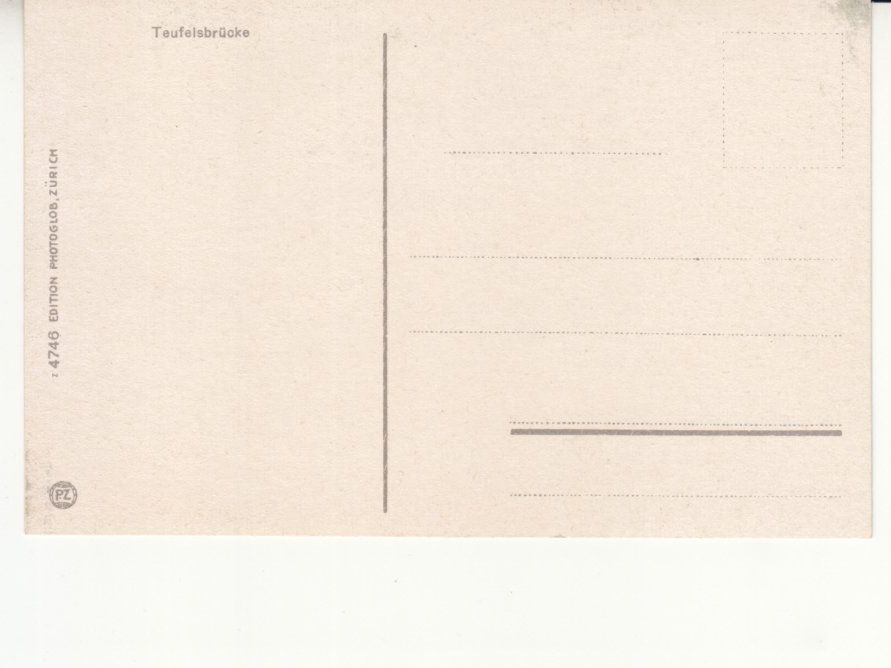 Cartoline postali: Teufelsbrücke ca. 1920 – Usato da Bürglen TG venduto da StampGraf 1