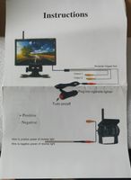 Rückfahrkamera System mit Monitor mit Mir Montagematerial