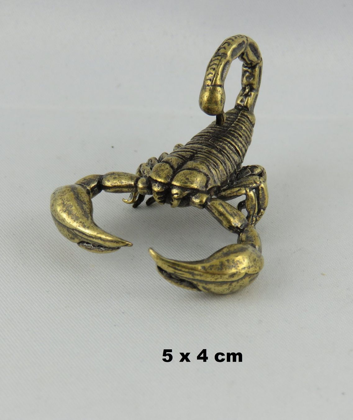 Statuette: SKORPION - Messing Figur - Dekoration - 5x4cm – Nuovo e nell'imballaggio originale da Grenchen venduto da Yamahwildstar16
