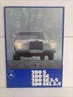 Brochure Mercedes Benz 280 S SE SE 3.5 SEL 3.5 W118/109 12/7