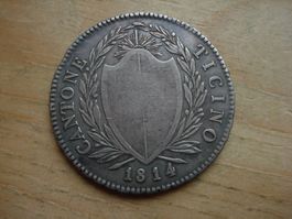 (G1) Ticino Taler 1814