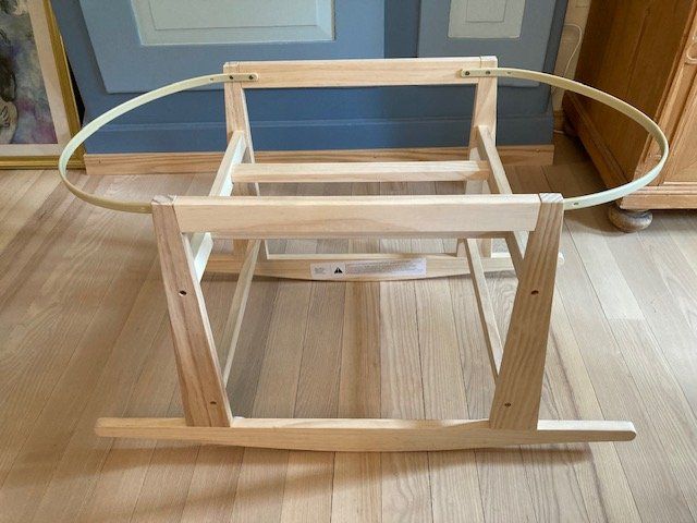 Sdraiette & Sdraiette a dondolo: Moseskorb mit Wippgestell, Baby Elegance – Usato da Winterthur venduto da petrablau 6