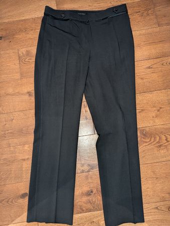 Strenesse Hose Gr. 40 schwarz Schurwolle Stretch Top Zustand