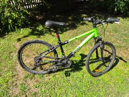 Kinder Fahrrad Stoke grün schwarz gebraucht 24 Zoll